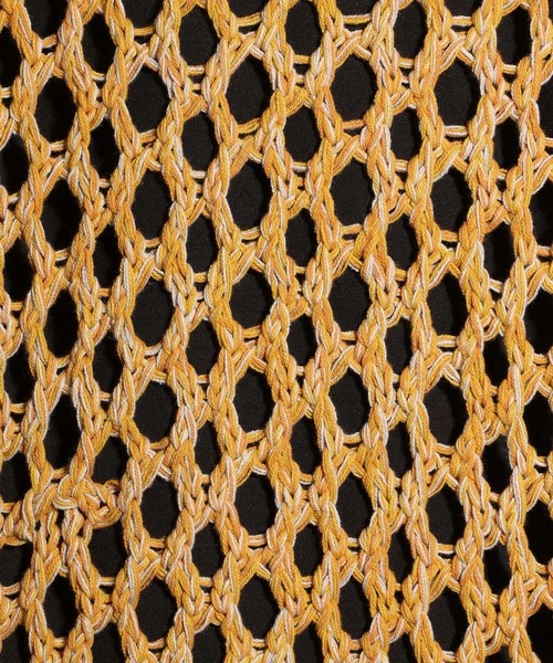 HARE（ハレ）の「オーバーメッシュニットプルオーバー(HARE)（ニット/セーター・メンズ・イエロー/パープル/ブラック/グレー・SMALL/MEDIUM）」の16枚目の写真