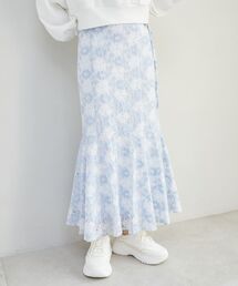 MAJESTIC LEGON | サイドリボンレーススカート(スカート)