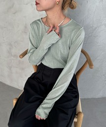 feepur | ラメシアートップス(Tシャツ/カットソー)