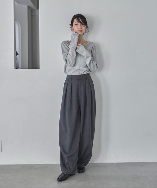 セール】ラメシアートップス（Tシャツ/カットソー）｜feepur