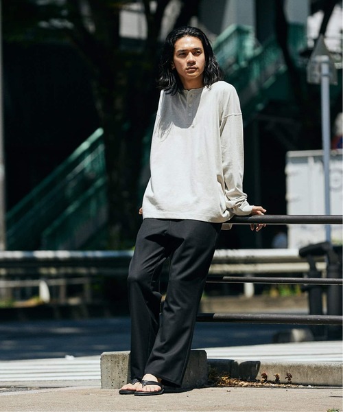 Healthknit(ヘルスニット)の「Healthknit × JOURNAL STANDARD / 別注 ヘンリーネック L/S Tシャツ(Tシャツ/カットソー・メンズ・ホワイト/グレー/ブラック系その他・MEDIUM/SMALL/LARGE)」の17枚目の写真