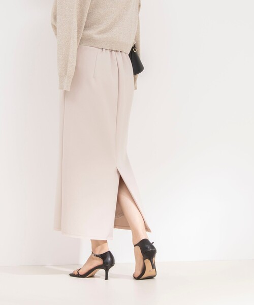 完売品　NOLLEY’S ウォッシャブルカットジョーゼットミディタイトスカート NOLLEY'S（ノーリーズ）の「ウォッシャブルカットジョーゼット