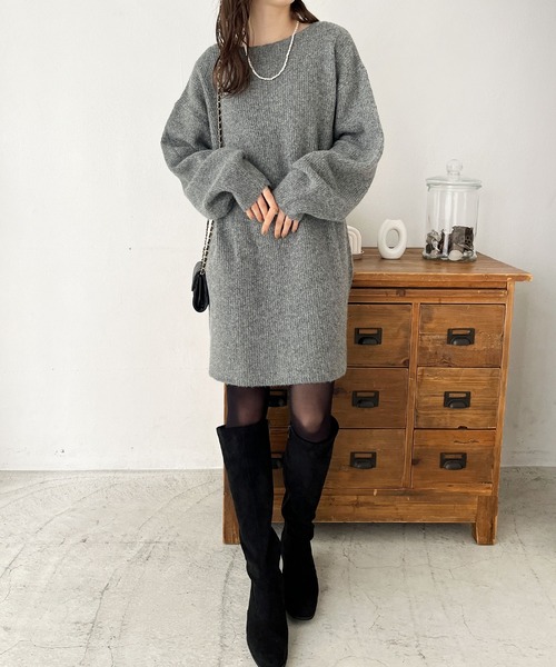 セール/ブランド古着】ニットワンピース（ワンピース）｜GeeRA（ジーラ  