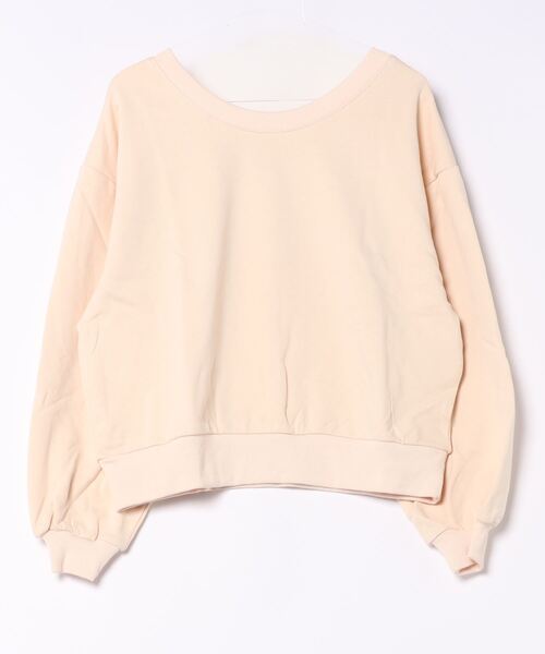 flower（フラワー）の「バックリボンスウェット（スウェット・レディース・コーラルピンク/アイボリー・FREE）」の15枚目の写真