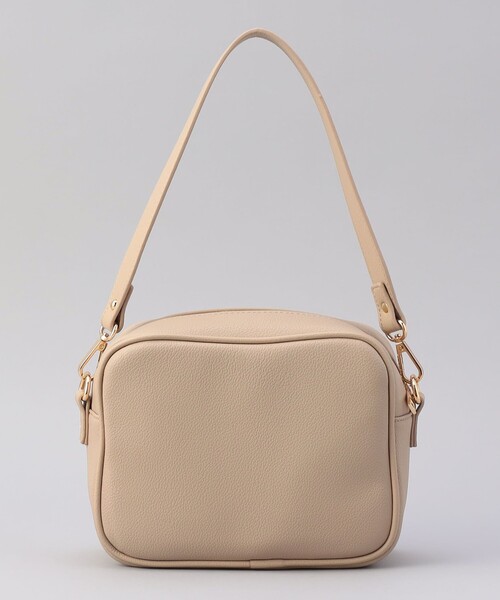 coen（コーエン）の「ダブルストラップスクエアショルダーバッグ（ショルダーバッグ・レディース・ゴールド/ライトブルー/ブラック/ベージュ・FREE）」の7枚目の写真