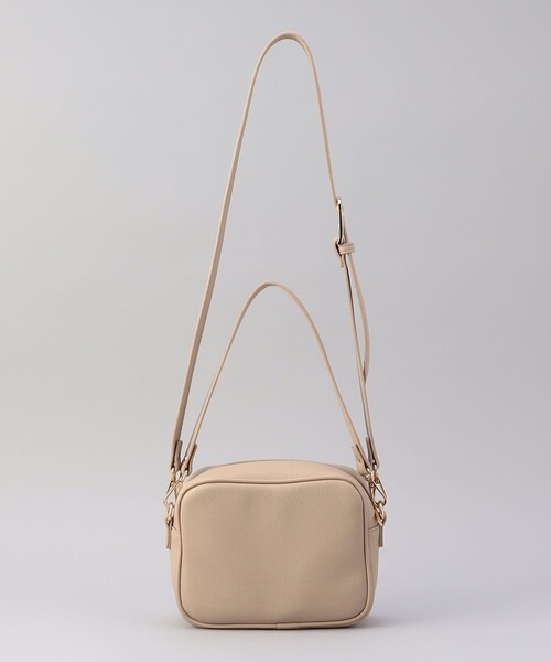 coen（コーエン）の「ダブルストラップスクエアショルダーバッグ（ショルダーバッグ・レディース・ゴールド/ライトブルー/ブラック/ベージュ・FREE）」の8枚目の写真