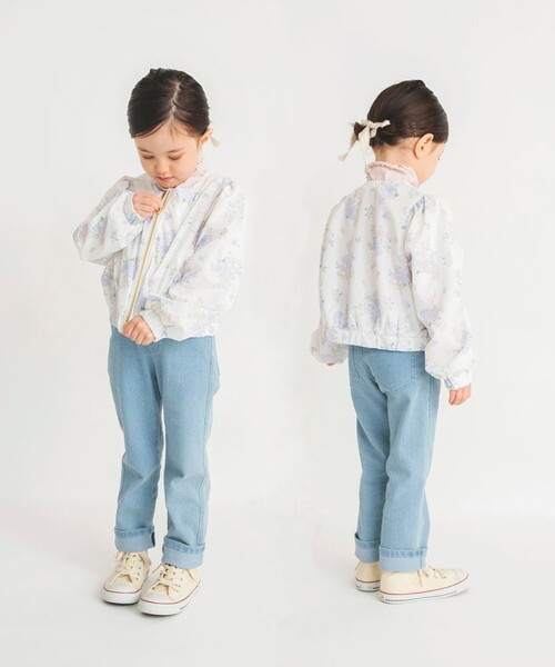 BRANSHES（ブランシェス）の「袖ボリュームウィンドブレーカー（その他アウター・キッズ・ラベンダー/カラフル・120/110/100/90/150/130/140）」の6枚目の写真