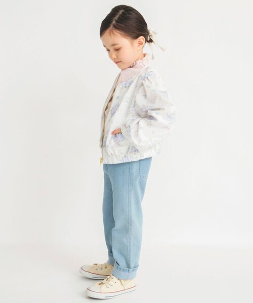 BRANSHES（ブランシェス）の「袖ボリュームウィンドブレーカー（その他アウター・キッズ・ラベンダー/カラフル・120/110/100/90/150/130/140）」の5枚目の写真