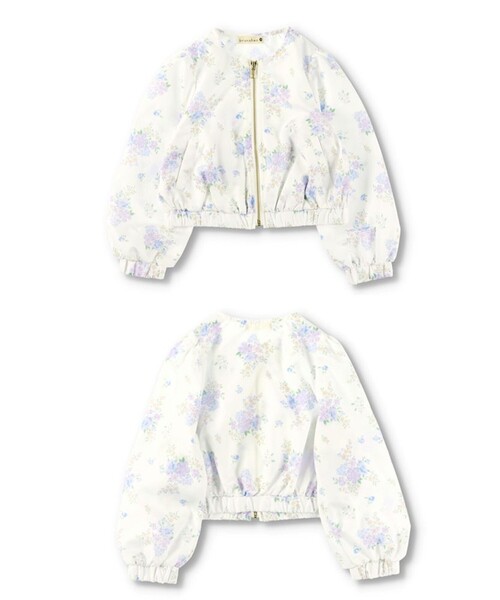 BRANSHES（ブランシェス）の「袖ボリュームウィンドブレーカー（その他アウター・キッズ・ラベンダー/カラフル・120/110/100/90/150/130/140）」の3枚目の写真