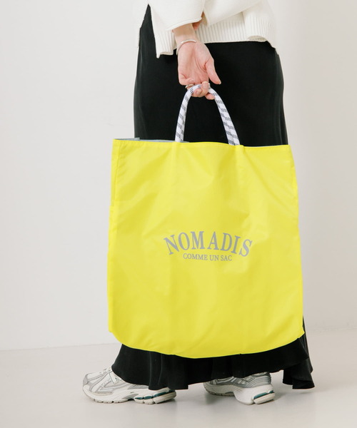 URBAN RESEARCH（アーバンリサーチ）の「『一部WEB限定カラー』NOMADIS　SAC2（トートバッグ・レディース・ブラウン/ピンク/グリーン/イエロー/ネイビー・-）」の4枚目の写真