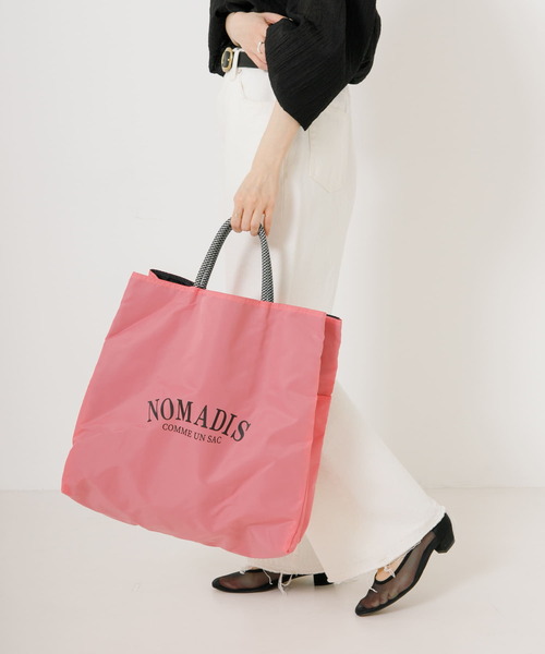 URBAN RESEARCH（アーバンリサーチ）の「『一部WEB限定カラー』NOMADIS　SAC2（トートバッグ・レディース・ブラウン/ピンク/グリーン/イエロー/ネイビー・-）」の12枚目の写真