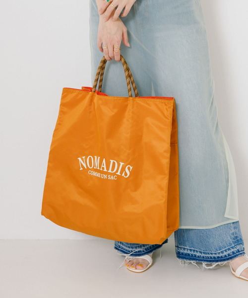 URBAN RESEARCH（アーバンリサーチ）の「『一部WEB限定カラー』NOMADIS　SAC2（トートバッグ・レディース・ブラウン/ピンク/グリーン/イエロー/ネイビー・-）」の14枚目の写真