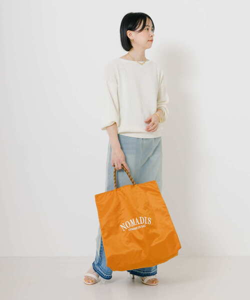 URBAN RESEARCH（アーバンリサーチ）の「『一部WEB限定カラー』NOMADIS　SAC2（トートバッグ・レディース・ブラウン/ピンク/グリーン/イエロー/ネイビー・-）」の15枚目の写真