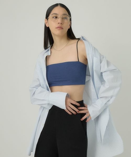 Chaos（カオス）の「Chaos(カオス)/ベアチューブ（キャミソール・レディース・ブルー/ブラック・FREE）」の12枚目の写真