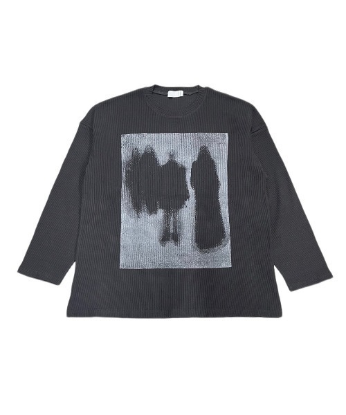 XU(エックスユー)の「【Never mind the XU】thermal knit / 【ネバーマインドザエックスユー】プリントサーマルニット(ニット/セーター・メンズ・ブラック/グレー・ONE SIZE)」の11枚目の写真
