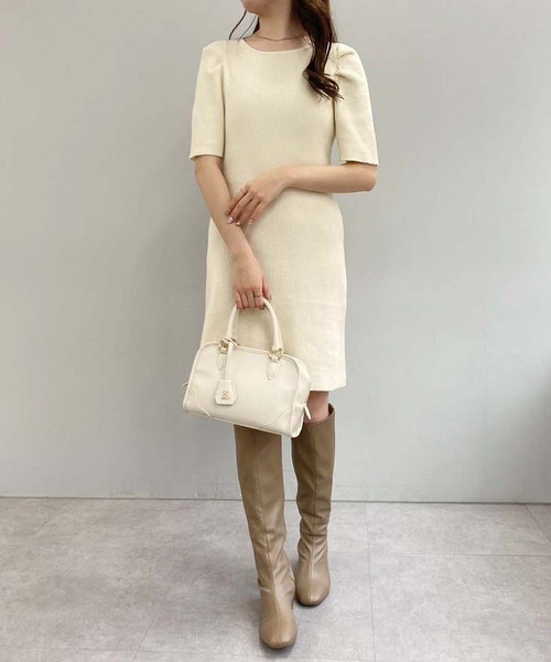 one after another NICE CLAUP（ワンアフターアナザーナイスクラップ）の「マルチウェイ/あざとモテセットワンピース（ワンピース・レディース・アイボリー/グレー系その他/ブラック系その他/ベージュ・FREE）」の11枚目の写真