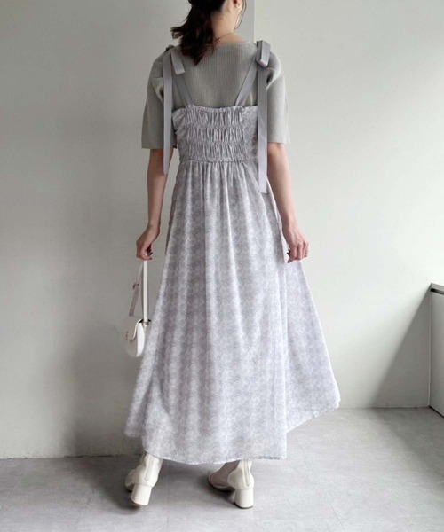 one after another NICE CLAUP（ワンアフターアナザーナイスクラップ）の「マルチウェイ/あざとモテセットワンピース（ワンピース・レディース・アイボリー/グレー系その他/ブラック系その他/ベージュ・FREE）」の19枚目の写真