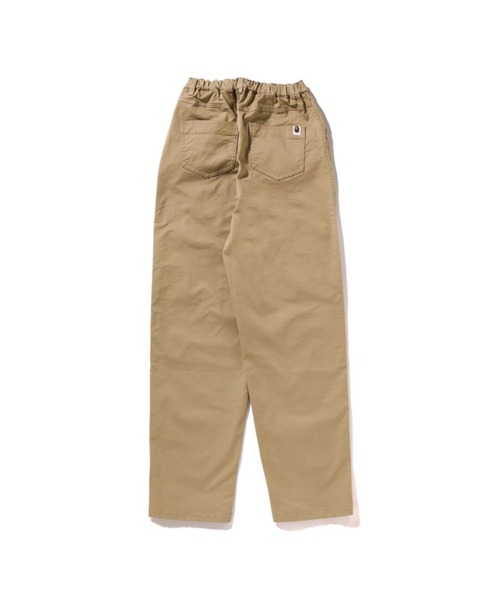 A BATHING APE（アベイシングエイプ）の「BAPE APE HEAD CURVED PANTS（チノパンツ・キッズ・ベージュ・150/160）」の2枚目の写真