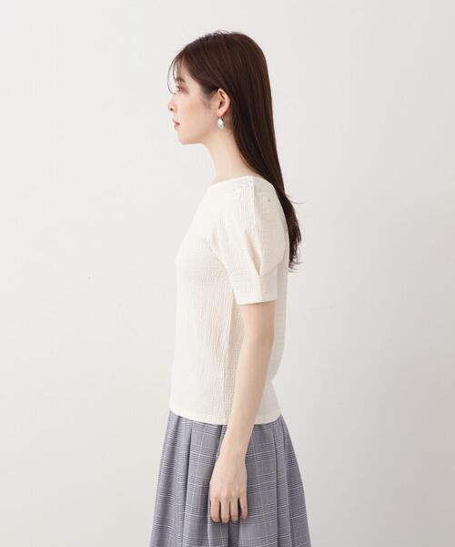 楽天市場】【SALE／30%OFF】シャーリングネックドットブラウス