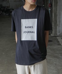 BANKS | DESIGN TEE/BANKS(バンクス)フロントボックスロゴプリントスタンダードフィット半袖カットソー(Tシャツ/カットソー)