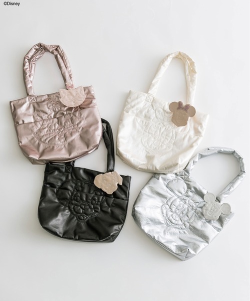 Disney(ディズニー)の「Disneyチャームポーチ 1041180140(ポーチ・レディース・ピンク系その他/オフホワイト/ピンク/サーモンピンク・FREE)」の6枚目の写真