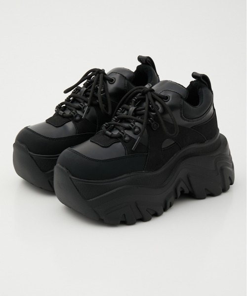 SLY（スライ）の「【WEB限定】MULTI PIECE TECH SNEAKERS マルチ ピース テック スニーカー（スニーカー・レディース・アイボリー/ブラック・SMALL/MEDIUM/LARGE）」の16枚目の写真