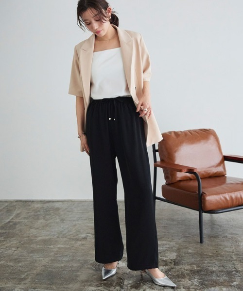 Pierrot（ピエロ）の「接触冷感イージーパンツ（その他パンツ・レディース・ホワイト系その他/ベージュ系その他/ブルー系その他/ブラック系その他/ブラック/ブラック系その他2/チャコール/ネイビー・PM/PS/LL/L/M/S/PL）」の17枚目の写真