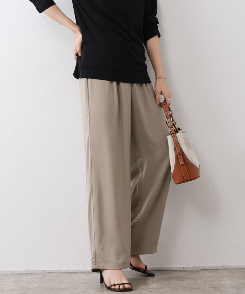 Pierrot（ピエロ）の「接触冷感イージーパンツ（その他パンツ・レディース・ホワイト系その他/ベージュ系その他/ブルー系その他/ブラック系その他/ブラック/ブラック系その他2/チャコール/ネイビー・PM/PS/LL/L/M/S/PL）」の21枚目の写真