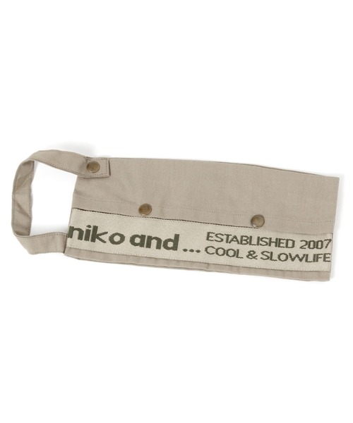 niko and...（ニコアンド）の「オリジナルロゴテープティッシュボックスカバー（その他雑貨・レディース・グレー/アイボリー・0）」の6枚目の写真