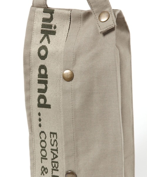 niko and...（ニコアンド）の「オリジナルロゴテープティッシュボックスカバー（その他雑貨・レディース・グレー/アイボリー・0）」の8枚目の写真