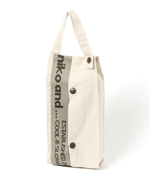 niko and...（ニコアンド）の「オリジナルロゴテープティッシュボックスカバー（その他雑貨・レディース・グレー/アイボリー・0）」の12枚目の写真