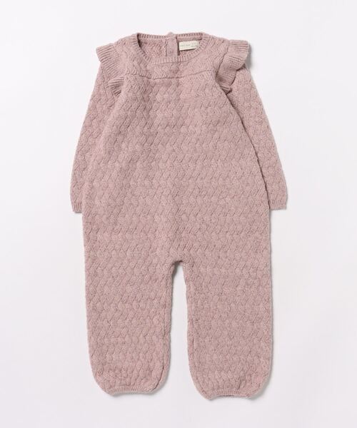 【セール】★Quincy Mae★LONG SLEEVE MIRA KNIT ROMPER || MAUVE（その他ベビー用品）｜Quincy Mae（クインシーメイ） 8,067円