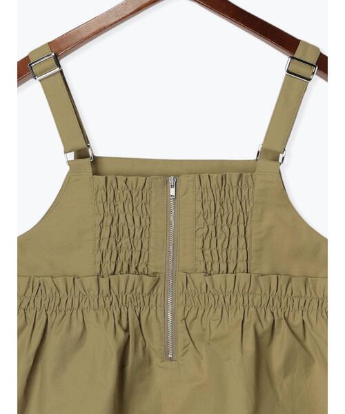 Te chichi TERRASSE（テチチテラス）の「【セットアップ可】ミリタリーギャザービスチェ（シャツ/ブラウス・レディース・ブラック/オフホワイト/カーキ・F）」の5枚目の写真