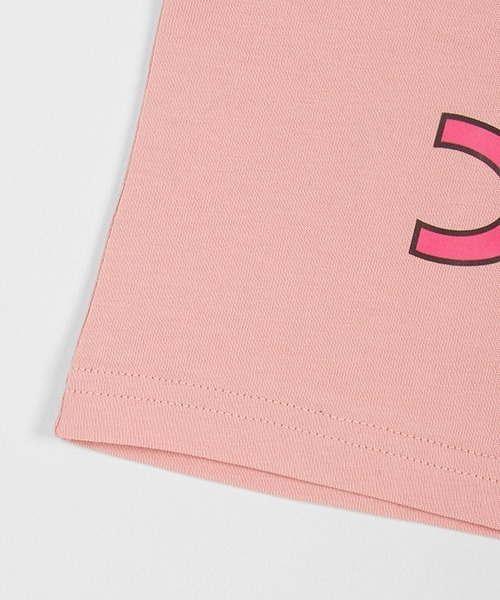 X-girl Stages（エックスガールステージス）の「アイスクリームガール線画肩アキ半袖Tシャツ（Tシャツ/カットソー・キッズ・ブラック/オフホワイト/ピンク・90cm/140cm/130cm/120cm/110cm/100cm）」の13枚目の写真