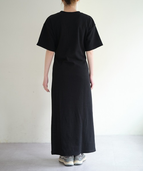 CIAOPANIC TYPY（チャオパニックティピー）の「すっきり見えドロストワッフルワンピース（ワンピース・レディース・ライトグレー/ブラック/アイボリー/ブルー・MEDIUM/SMALL）」の10枚目の写真