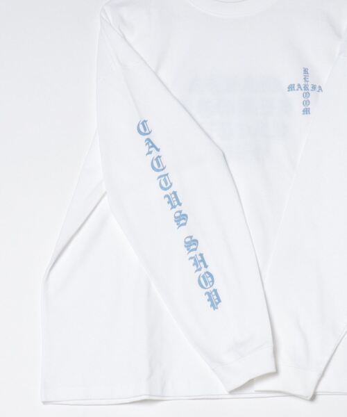#Re:room(リルーム)の「マーファロゴプリントロングスリーブ(Tシャツ/カットソー・メンズ・ホワイト・S-M/M-L)」の5枚目の写真