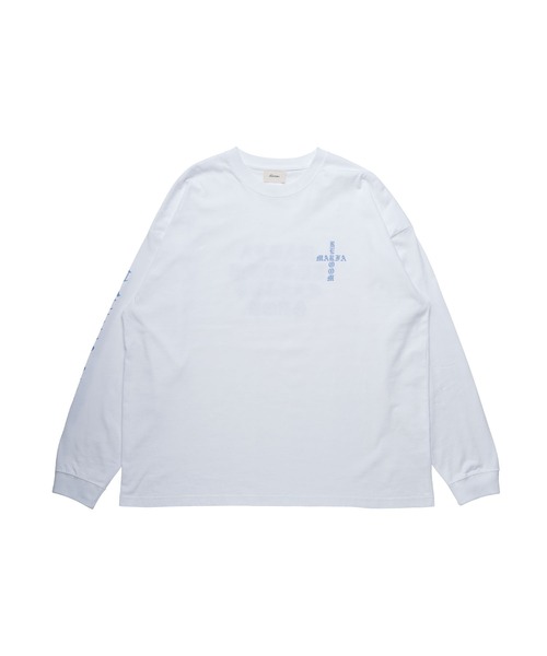 #Re:room(リルーム)の「マーファロゴプリントロングスリーブ(Tシャツ/カットソー・メンズ・ホワイト・S-M/M-L)」の15枚目の写真