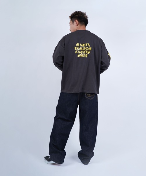 #Re:room(リルーム)の「マーファロゴプリントロングスリーブ(Tシャツ/カットソー・メンズ・ホワイト・S-M/M-L)」の8枚目の写真