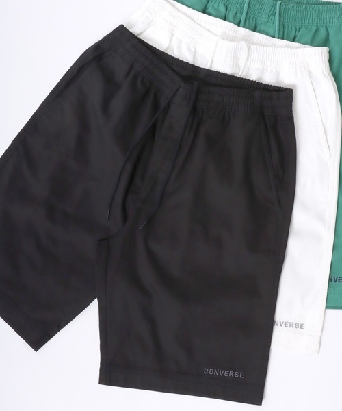 CONVERSE（コンバース）の「CONVERSE/コンバース コットンツイル ロゴ ワンポイント刺繍 無地 ショートパンツ/ショーツ/レディース メンズ（チノパンツ・メンズ・グリーン/ホワイト/イエロー/ベージュ/ピンク/ネイビー/ブルー/サックスブルー/ブラック/カーキ・M/LL/L）」の3枚目の写真