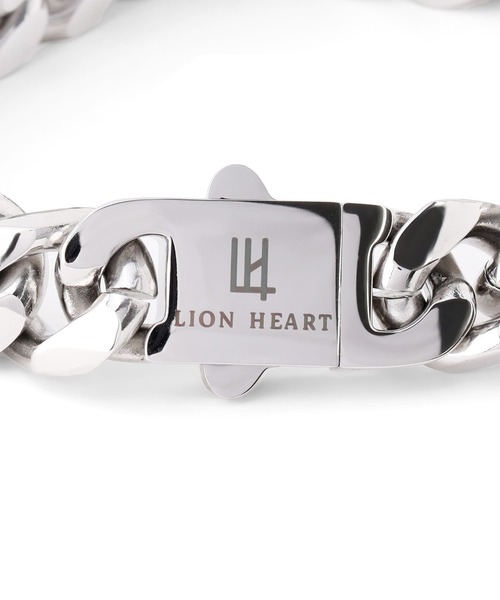 【即発】LION HEART ブレスレット メンズ カットキヘイ ステンレ 限定展開】“LH-1”チャンキーチェーンブレスレット（typeB/カット