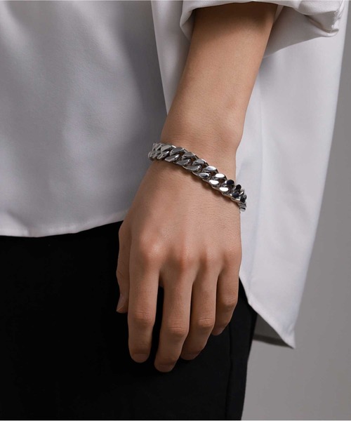 LION HEART（ライオンハート）の「【限定展開】“LH-1”チャンキーチェーンブレスレット（type B）/ステンレススティール【LION HEART / ライオンハート】（ブレスレット・メンズ・シルバー・ONE SIZE）」の20枚目の写真