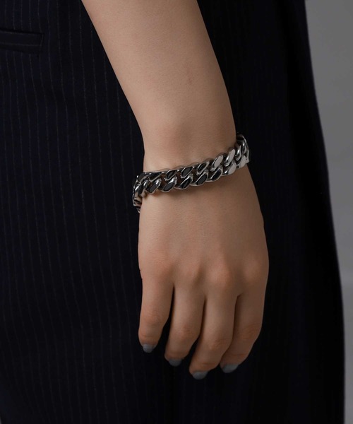 LION HEART（ライオンハート）の「【限定展開】“LH-1”チャンキーチェーンブレスレット（type B）/ステンレススティール【LION HEART / ライオンハート】（ブレスレット・メンズ・シルバー・ONE SIZE）」の13枚目の写真