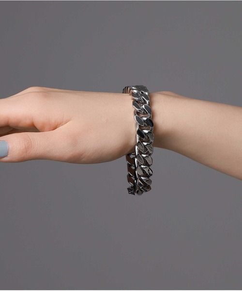 LION HEART（ライオンハート）の「【限定展開】“LH-1”チャンキーチェーンブレスレット（type B）/ステンレススティール【LION HEART / ライオンハート】（ブレスレット・メンズ・シルバー・ONE SIZE）」の12枚目の写真