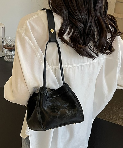 ショルダーバッグ・ポシェット FALLET FRAYED PAPPER BAG NA746 セール】2way 変形ショルダーバッグ（ショルダーバッグ