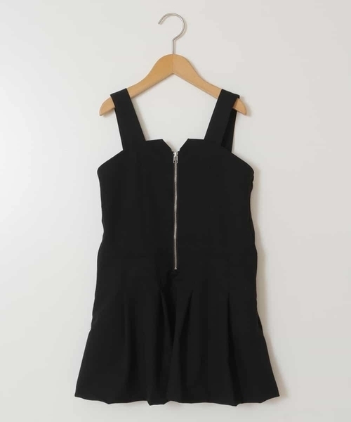 a.v.v（アーヴェヴェ）の「[100-130]フロントジップジャンスカ（ワンピース・キッズ・ブルー/ブラック・100/110/120/130）」の6枚目の写真