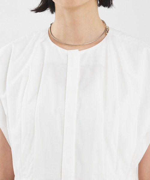 qualite（カリテ）の「タックペプラムブラウス（シャツ/ブラウス・レディース・カーキ/ブラック/オフホワイト・フリー）」の15枚目の写真