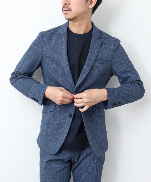 NOLLEY’S(ノーリーズ)の「《ビジカジ / セットアップ対応》MODERN FIT JK ブリーズクール ストレッチジャケット(テーラードジャケット・メンズ・ロイヤルブルー/ダークネイビー・S/M/L/XL)」の16枚目の写真