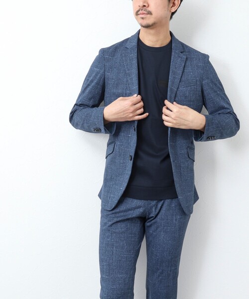 NOLLEY’S(ノーリーズ)の「《ビジカジ / セットアップ対応》MODERN FIT JK ブリーズクール ストレッチジャケット(テーラードジャケット・メンズ・ロイヤルブルー/ダークネイビー・S/M/L/XL)」の15枚目の写真