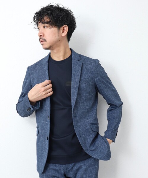 NOLLEY’S(ノーリーズ)の「《ビジカジ / セットアップ対応》MODERN FIT JK ブリーズクール ストレッチジャケット(テーラードジャケット・メンズ・ロイヤルブルー/ダークネイビー・S/M/L/XL)」の13枚目の写真