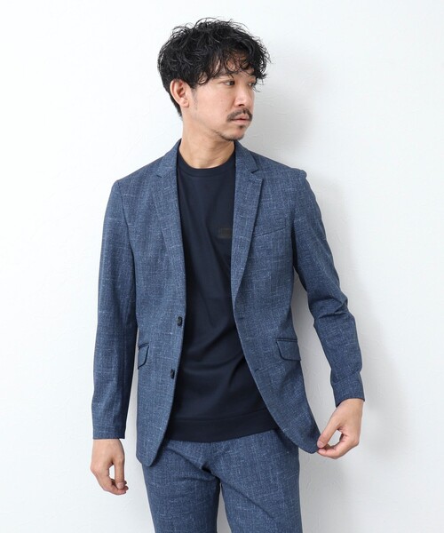 NOLLEY’S(ノーリーズ)の「《ビジカジ / セットアップ対応》MODERN FIT JK ブリーズクール ストレッチジャケット(テーラードジャケット・メンズ・ロイヤルブルー/ダークネイビー・S/M/L/XL)」の12枚目の写真